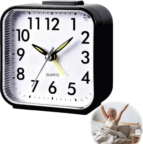 Quartz alarm clock with night - alarm,