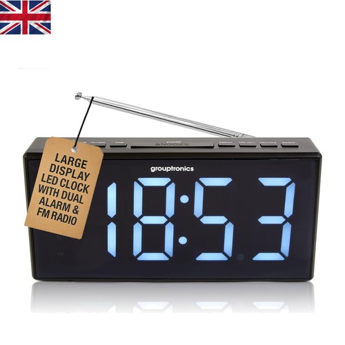 Non ticking alarm clock - 9",