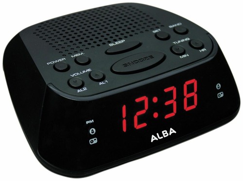 Bush dual alarm clock radio - bush,