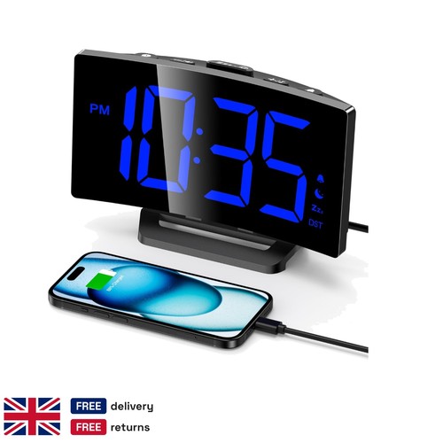 Digital alarm clock - alarm, large