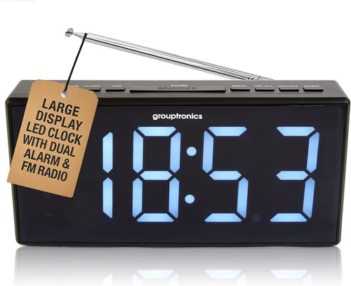 Digital alarm clock radio - alarm,