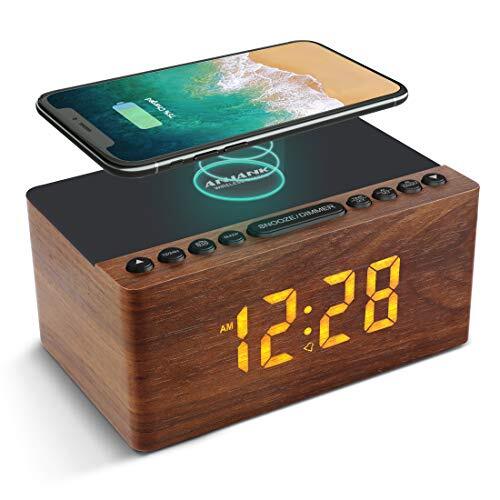 Bedside wooden radio alarm - bedside,