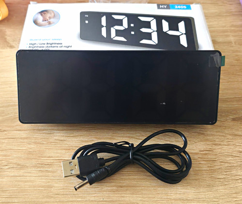 Large led alarm clock - large,