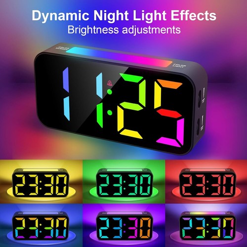 Touch digital alarm clock led - touch,