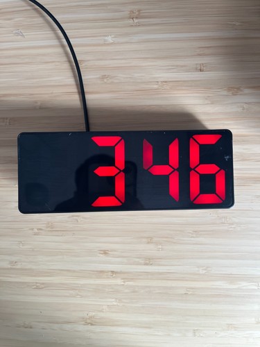 Digital clock usb mains - clock,
