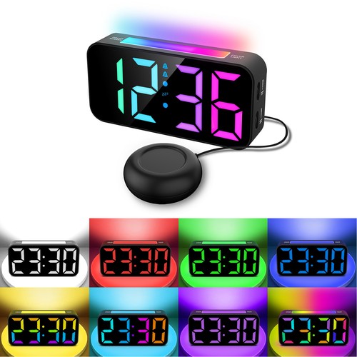 Touch digital alarm - clock, led