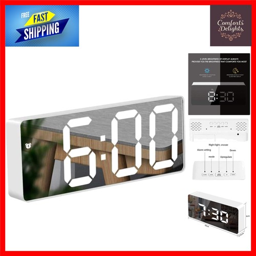 Sleek digital alarm clock - digital,