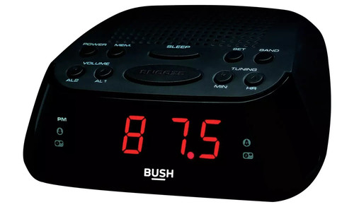 Bush alarm clock radio fm - clock,