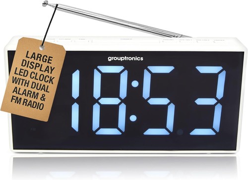 Digital alarm clock radio - alarm,