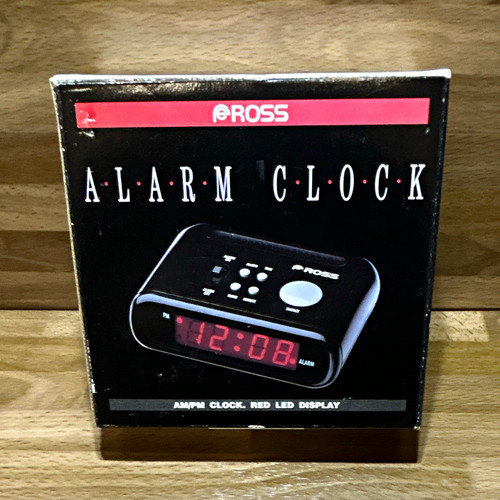 Ross rco alarm - clock, black