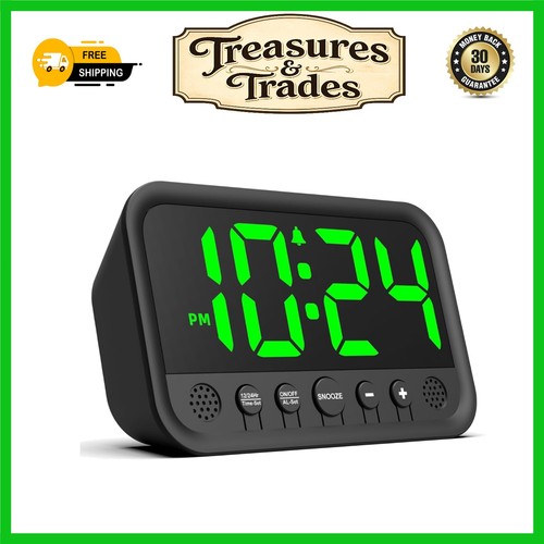 Loud digital alarm clock with - digital,