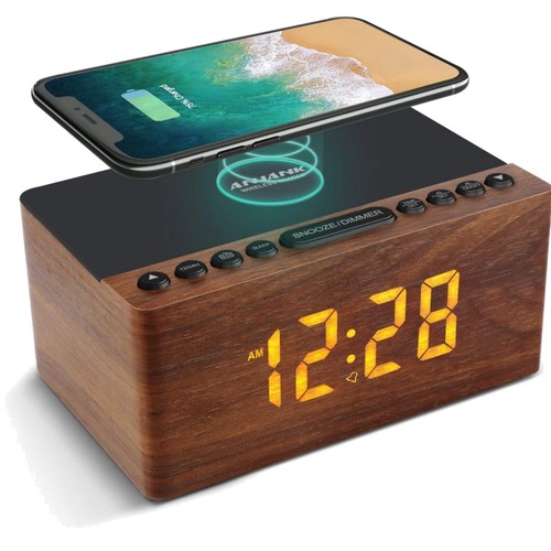 Luxury wooden radio alarm - luxury,