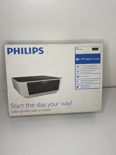 Philips clock radio with - clock,