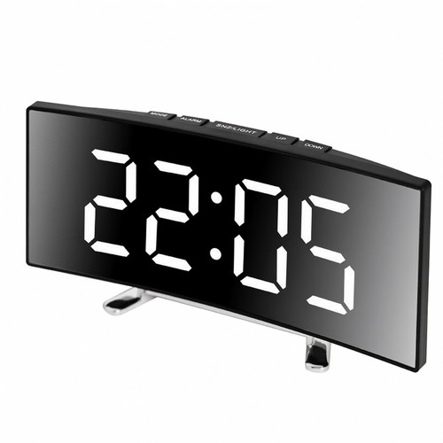 Alarm clock with mirror - alarm,