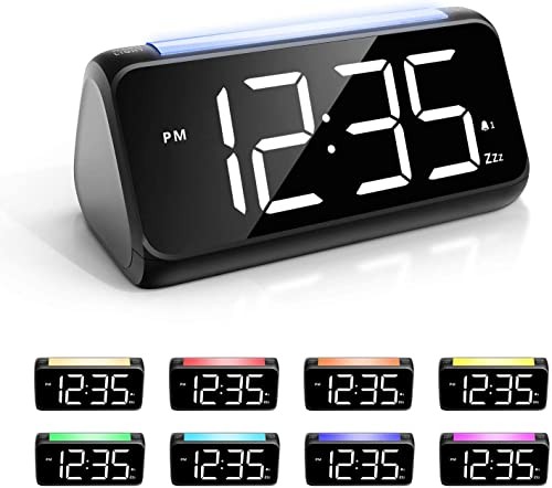 Alarm clock bedside - with, night
